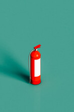 A Red Fire Extinguisher