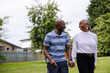 © Rob and Julia Campbell/Stocksy - Connected older couple enjoying timne together in the park.