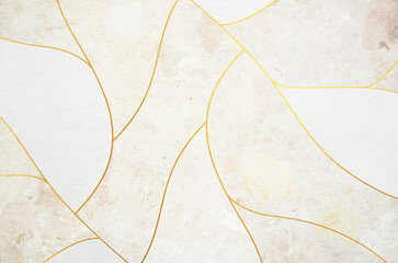 Luxury abstract Japanese style art background. Japanese washi paper texture with marbled organic pattern.