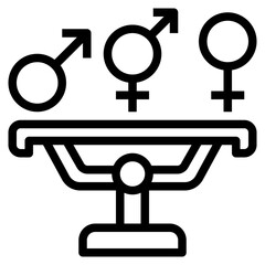 Poster - equality icon