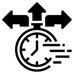 Poster - fast decision icon