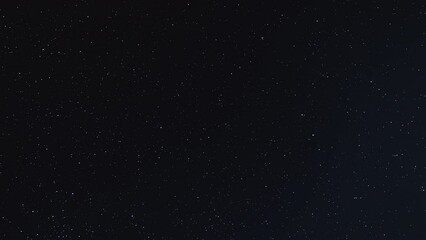 Wall Mural - Space timelapse. Night sky. Universe magic view. Deeply dark telescopic cosmos area with various glowing stars and nebula lights fast motion.