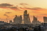 Fototapeta Przestrzenne - London Skyline at Dawn