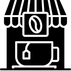 Sticker - Coffee Shop Icon