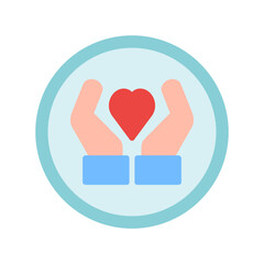 Poster - Caring Hands Icon