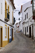 Straße in der Altstadt von Evora, UNESCO Welterbe, Alentejo, Potugal