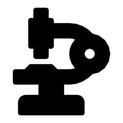 Sticker - Microscope Vector Icon