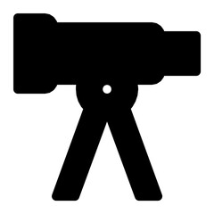 Sticker - Telescope Vector Icon