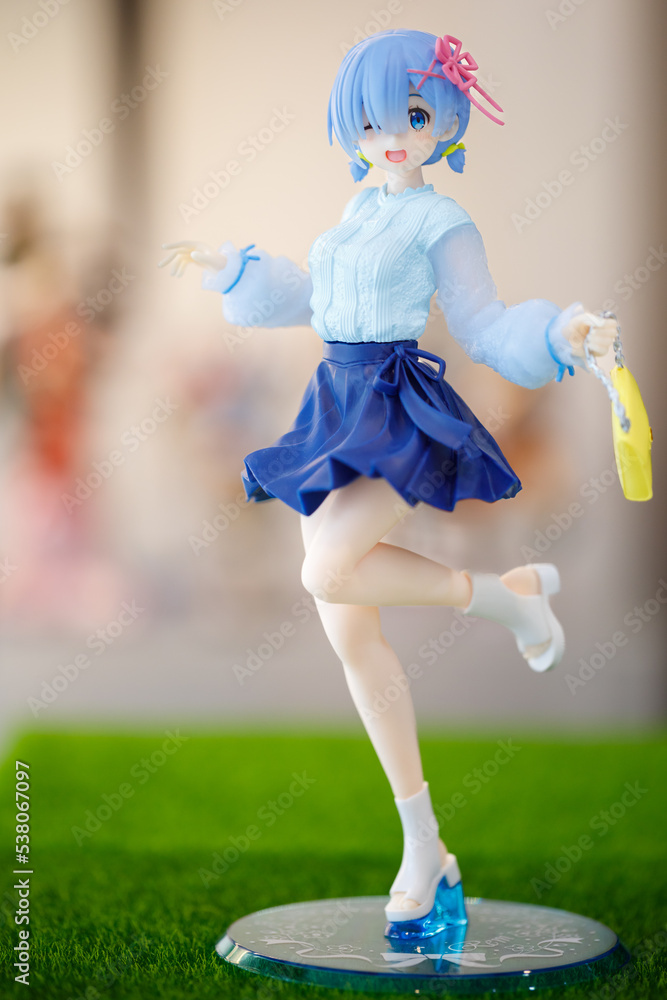 Plastic model of animated figure from the Animated TV shows. Stock ...
