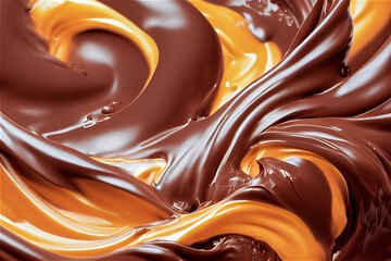 Wall Mural - Caramel chocolate