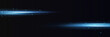 © kulinskaia - Motion light effect for banners. Blue lines. The effect of speed on a blue background. Red lines of light, speed and movement. Vector lens flare.