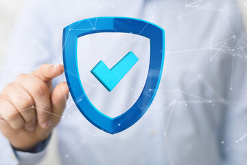 security data code digital in hand
