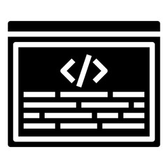 code glyph icon