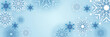 © Salman - Beautiful christmas snowflake banner background with text space
