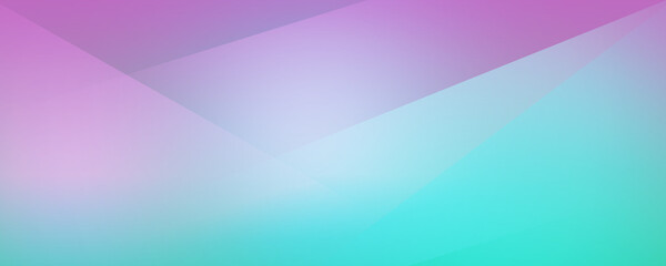 Wall Mural - Geometric background image in pink and green with straight lines and clean design
