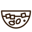 blanch food cooking ice vegetable outline icon