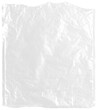 © wijhatun - plastic transparent cellophane bag on white background. The texture looks blank and shiny. The plastic surface is wrinkly and tattered making abstract pattern.