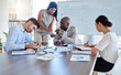 © Anela Ramba/peopleimages.com - Planning, innovation and business people in a meeting for marketing sales strategy, ideas and risk assessment. Leadership, mentor and African ceo coaching, working and helping employee our vision