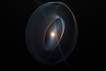 Poster - Beautiful Geometric colorful abstract image in spiral. Starburst dynamic wave. 3d rendering illustration Background pattern for design.