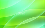 Fototapeta Abstrakcje - Abstract Green background with waves, Green background, Green banner