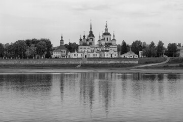 veliky ustyug church landscape russia north religion architecture