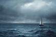 © Photobank - boat in stormy sea