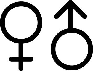  Gender Symbol Icon Vector illustration.eps