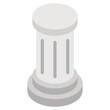 Perfect design icon of greek column