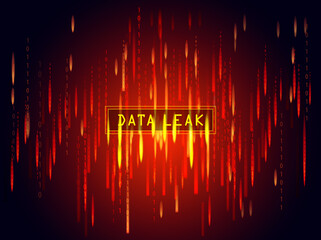 Wall Mural - Data Leak