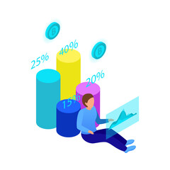 Canvas Print - Business Analytics Icon