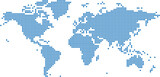Fototapeta Mapy - Blue circle shape world map.