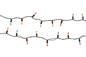 Wall Mural - christmas lights string