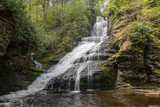 Fototapeta Nowy Jork - Dingmans Falls in Delaware Water Gap National Recreation Area, Pennsylvania.