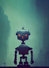 Poster - Lonely robot