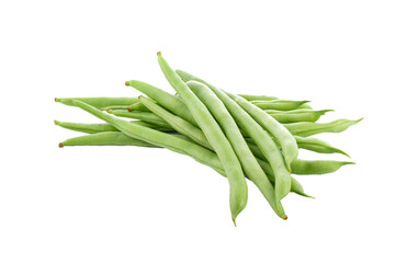 Sticker - green bean  isolated on transparent png