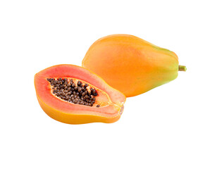 Poster - papaya isolated on transparent png