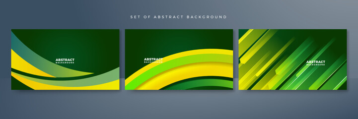 Modern green and yellow digital speed tech background. Abstract modern green lines background. Vector illustration green vector background, can be used for cover design, poster and advertising