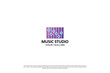 © Dendika - Simple music sound logo. Vector equalizer logotype icon.