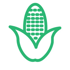 Poster - corn healthy maize plant icon