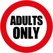 Adults only isolated, adults transparent png.