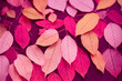 © TimeaPeter - 3d illustration pink autumn leaves background