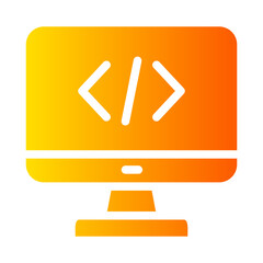 coding gradient icon
