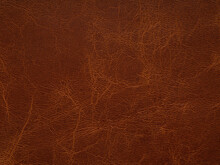 Dark Orange, Brown Color Leather Skin Texture, Natural With Design Lines Pattern Or Red Abstract Background. Can Use As Wallpaper Or Backdrop Luxury Event. Used For Design Clothes, Handbags, Belts.