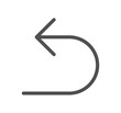 © PaleStudio - Arrow icon outline and linear vector.