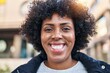 © Krakenimages.com - African american woman smiling confident standing at street