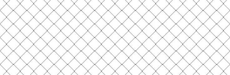 Net texture pattern on white background. Net texture pattern for backdrop and wallpaper. Realistic net pattern with black squares. Geometric background, vector illustration
