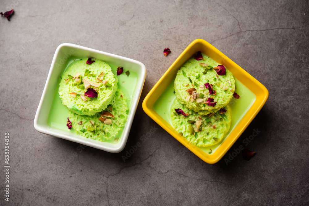 Pista Bread Rasmalai is the tweaked version of traditional Ras malai ...