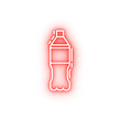 soda bottle dusk neon icon