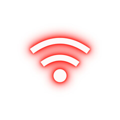 Sticker - Wi-Fi neon icon