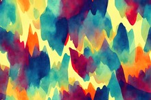 Watercolor Digital Background Pattern On Textures